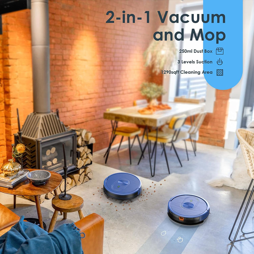 3 in 1 Mopping Robotic Vacuum with Schedule