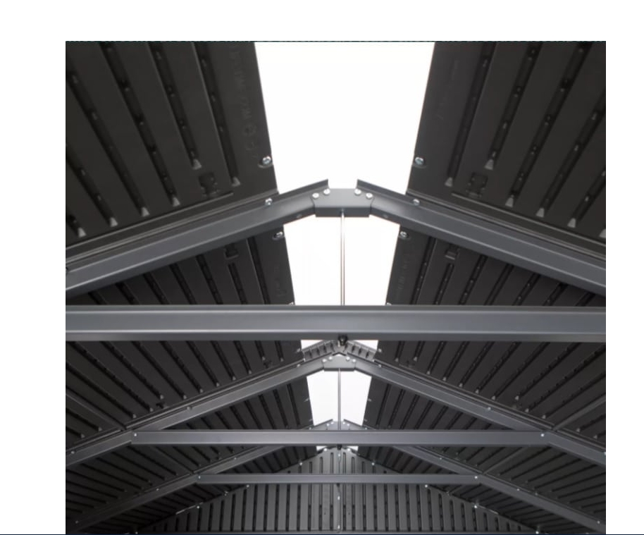 LIFETIME  7 X 9.5 GREY ROUGH CUT PLASTIC SHED