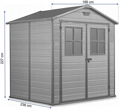 Keter Scala 8ft x 6ft Garden Shed Tool House