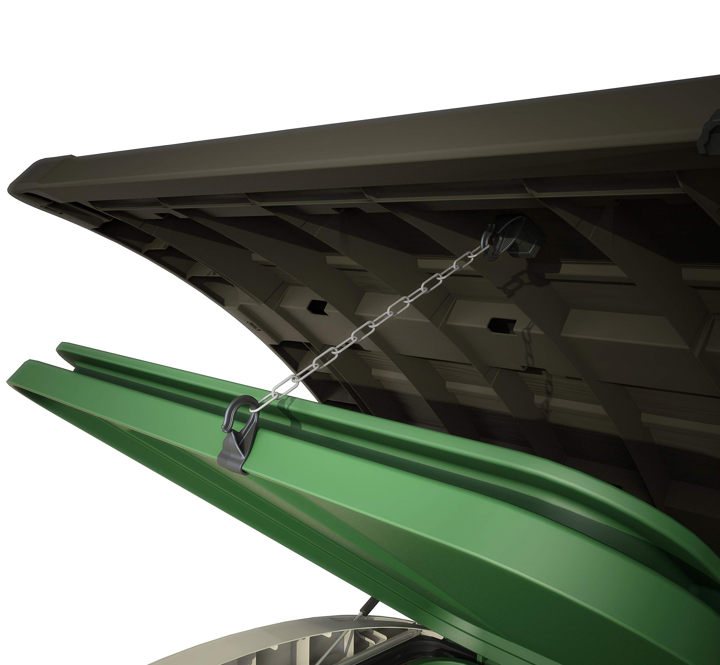 【Storage Shed】【BS】Plastic Storage Unit Box Garden Outdoor Sheds Wheelie Bins for Tools Bikes Lawn Mowers