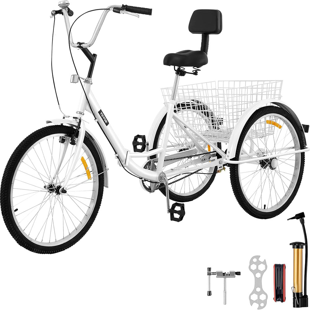 26 inch adult folding tricycle