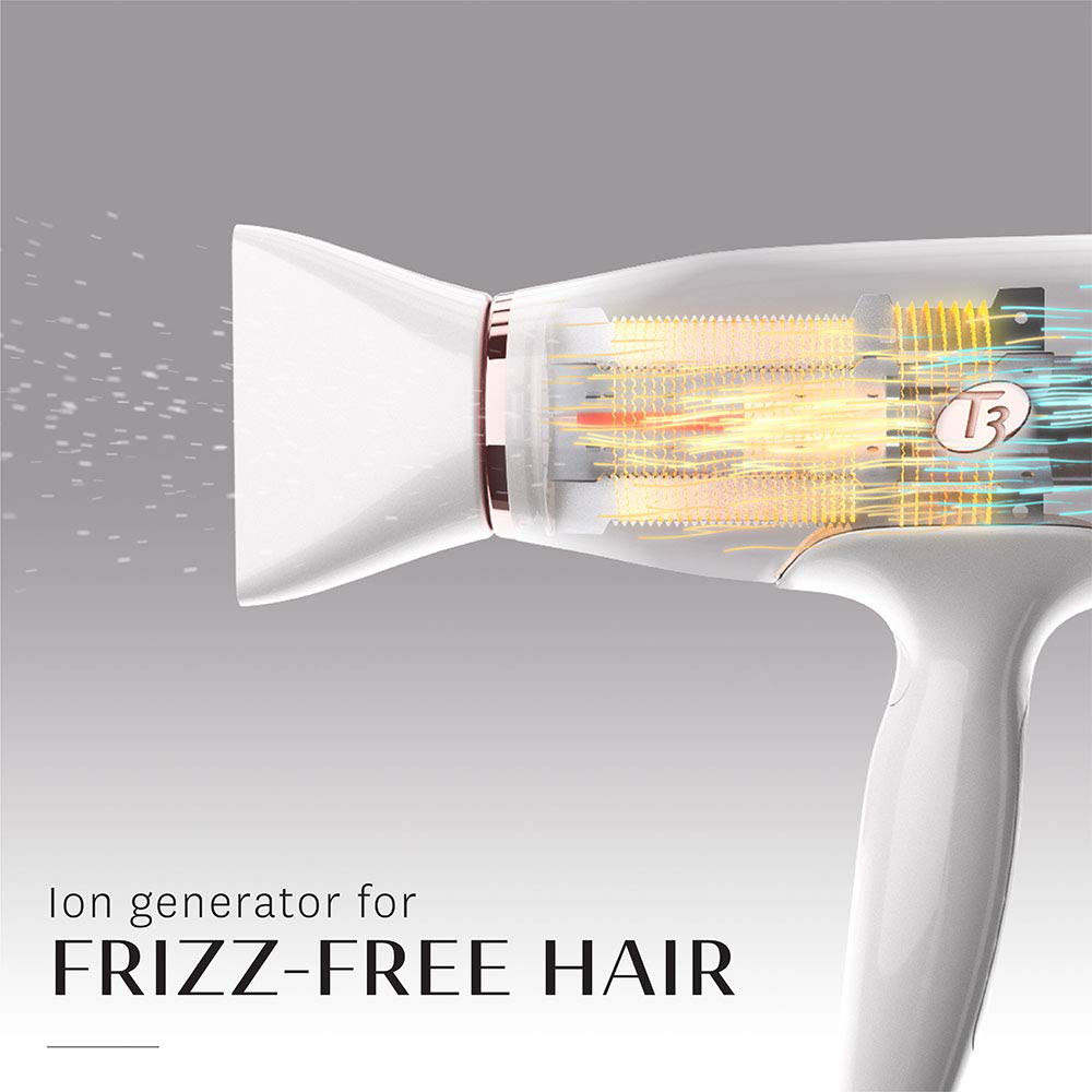 T3 Featherweight 3i Professional Ionic Hair Dryer Lightweight Design Frizz Smoothing Multiple Speed and Heat Settings Cool Shot