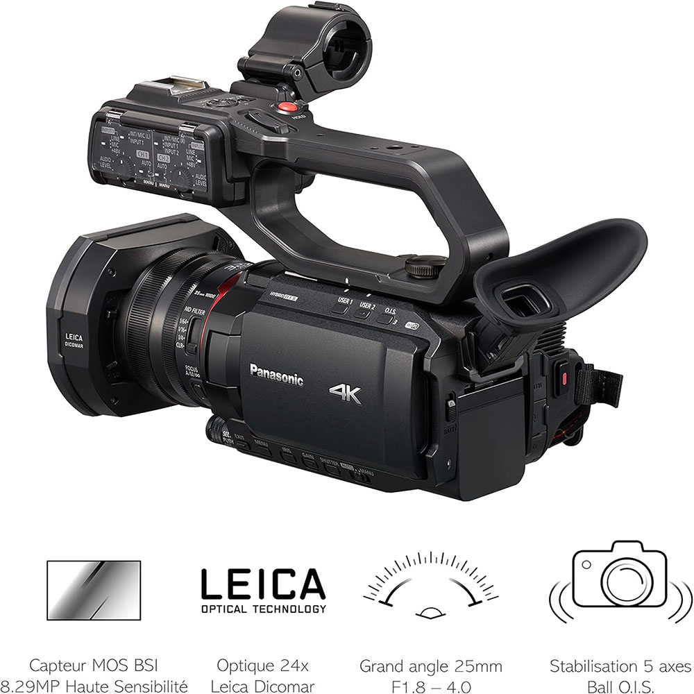 Panasonic HC-X2000E Lightest 4K Professional Camcorders