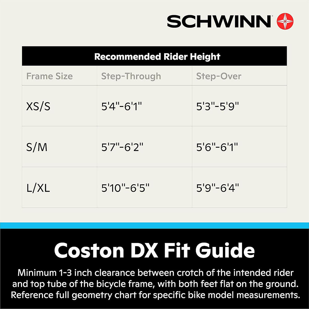 Schwinn Coston Adult Hybrid Electric Bike, 20MPH Commuter Electric Bike