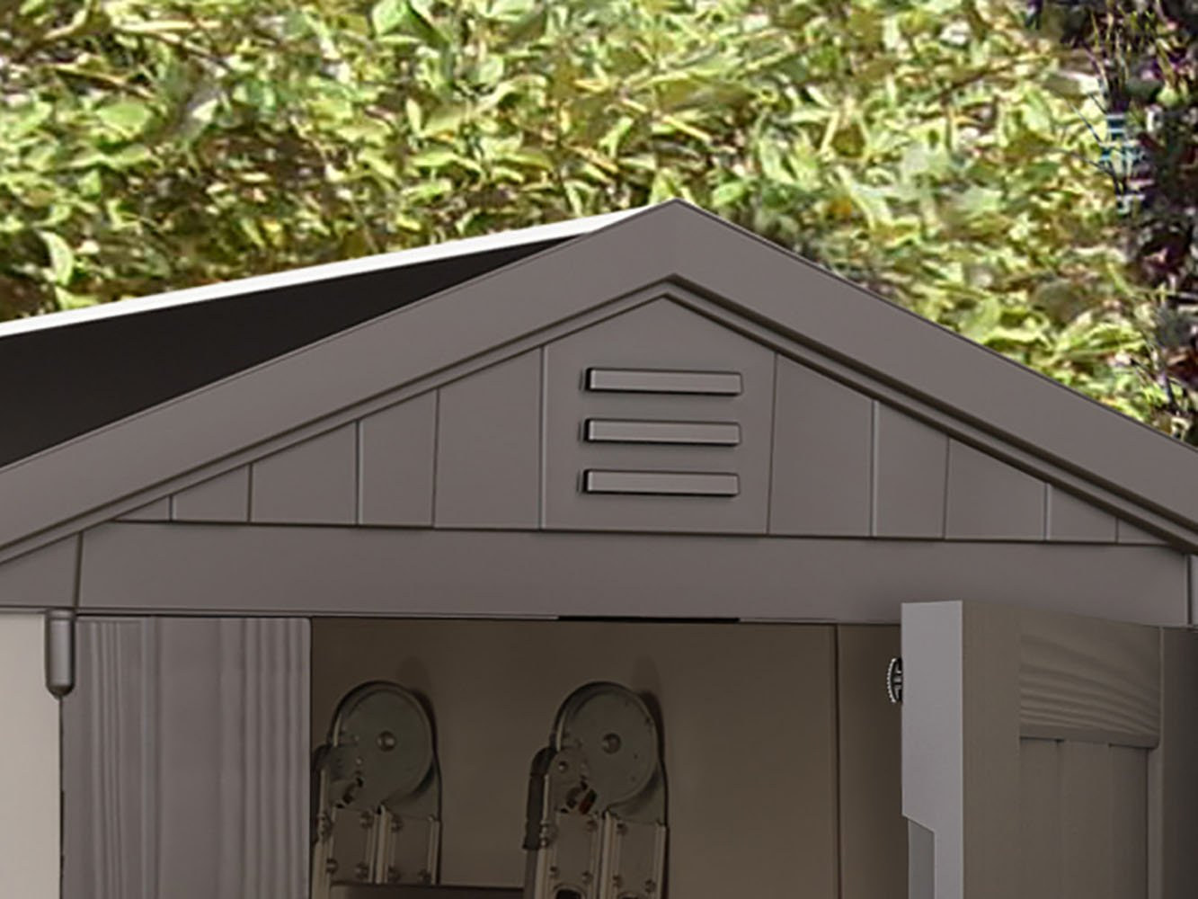 【Storage Shed】4x6 Outdoor Storage Shed, Store Patio Furniture, Garden tools, Bike accesories, Lawn Mowers