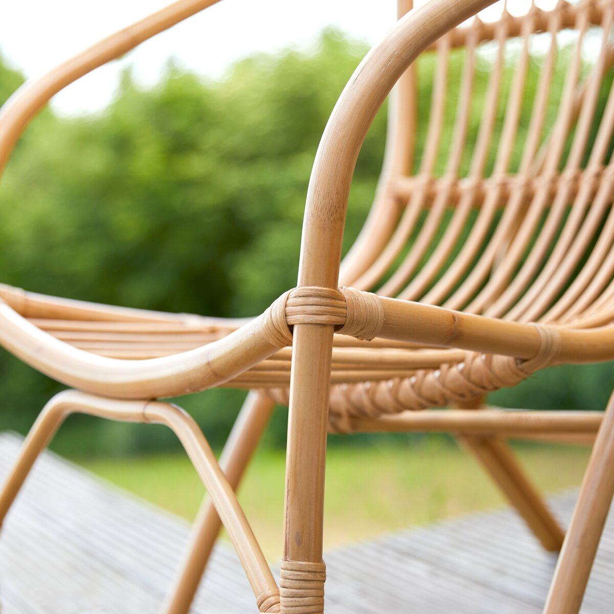 Rattan garden Armchair