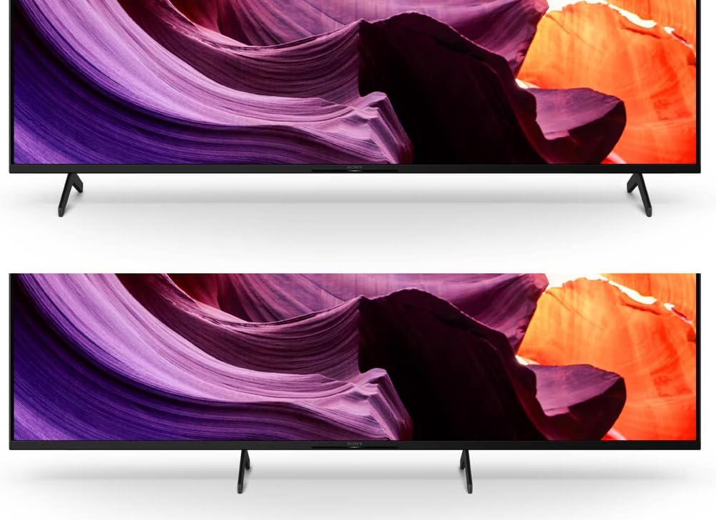 Sony BRAVIA KD-65X80K - 65-inch - LCD - 4K Ultra HD (UHD) - High Dynamic Range (HDR) - Google TV - (Black, 2022 model)