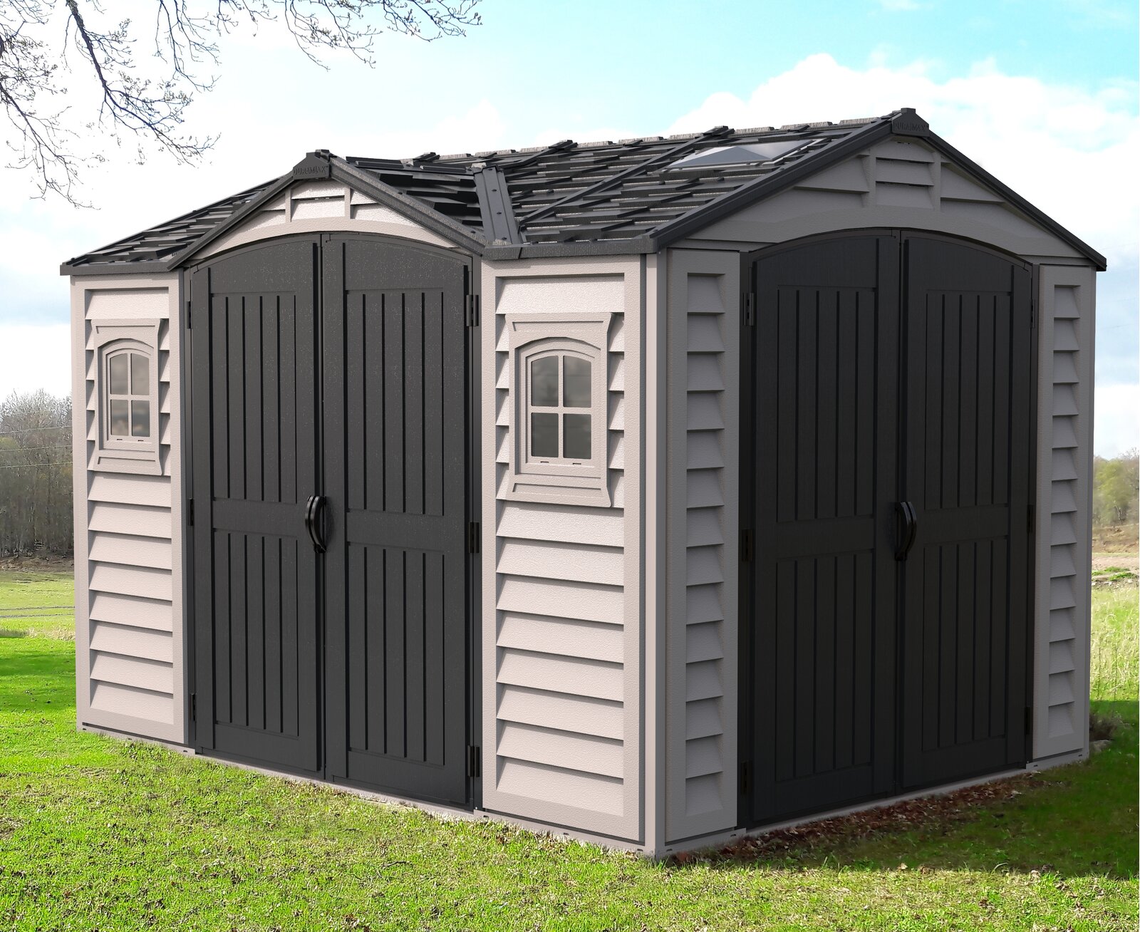 Apex Pro 10 ft. 5 in. W x 8 ft. D Plastic Storage Shed