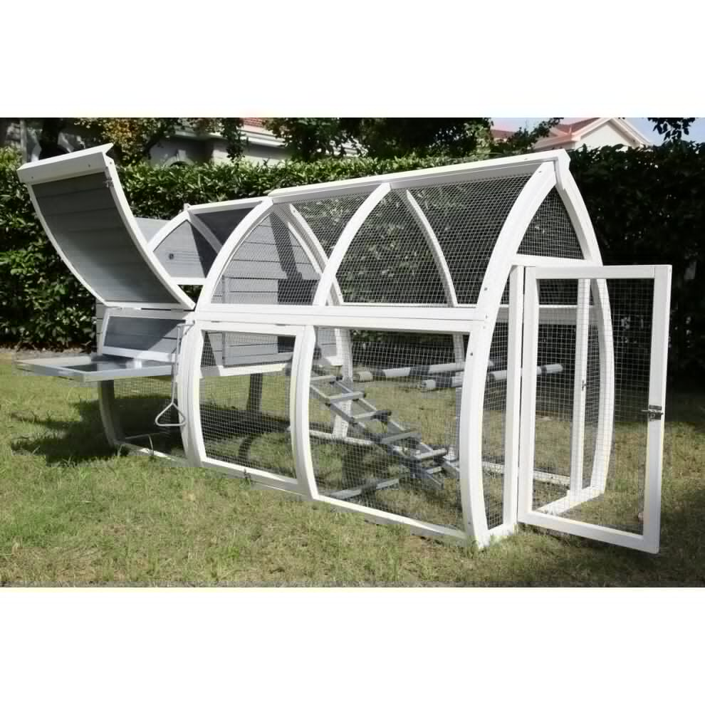 Pets Imperial Grey Dorchester Chicken Coop Nest Box Rabbit Hutch Run