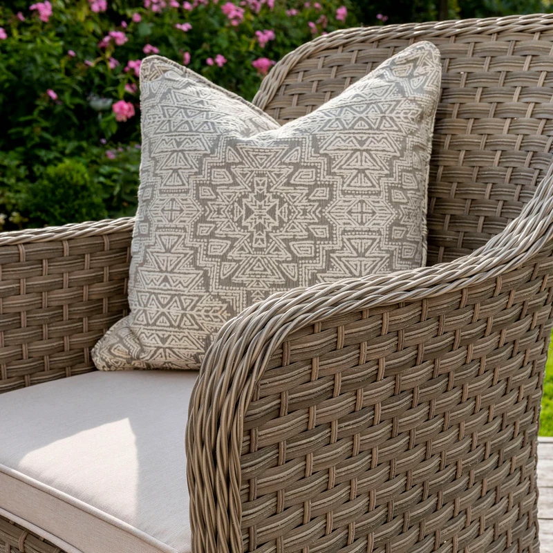 Kettler Charlbury Signature 6 Seater Round Rattan Garden Furniture Set