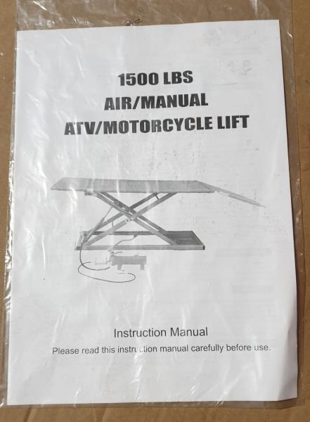 Quad Bike Bench Lift. Motorcycle Lift.Ride On Mower Bench Hydraulic Lift new